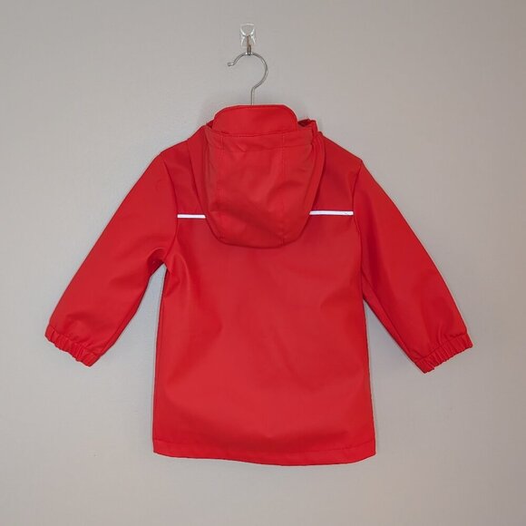 💚 2 for 20 💚 Cat & Jack Reflective Orange Raincoat - Picture 2 of 5